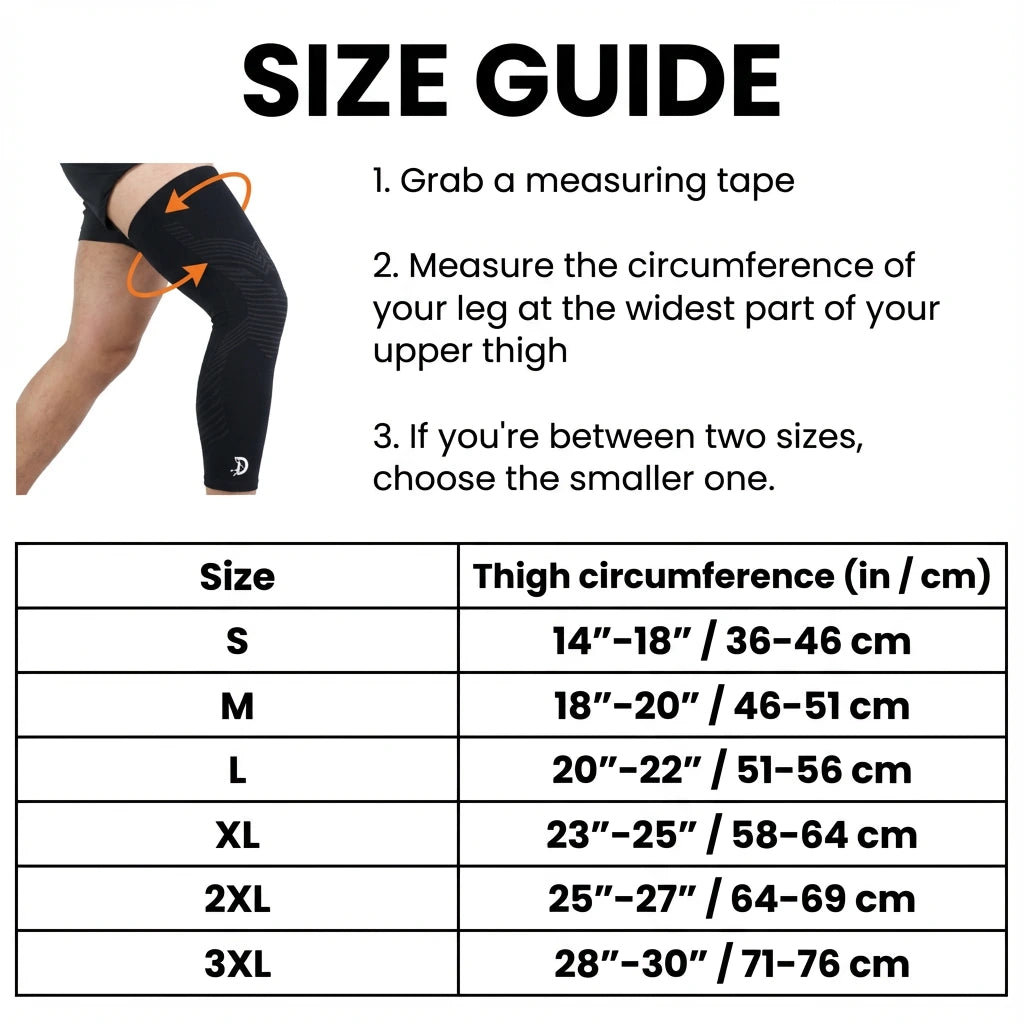 Compression Sleeves V2 for Knees and Legs