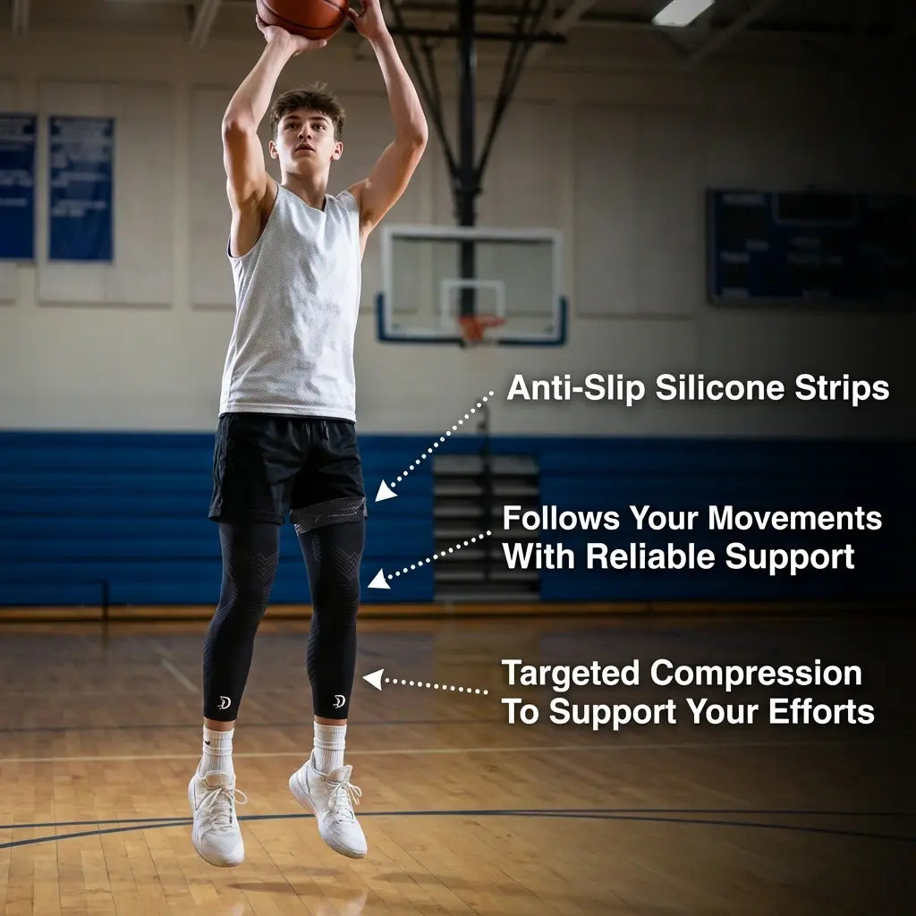 Smart Compression Sleeves For Young Hoopers