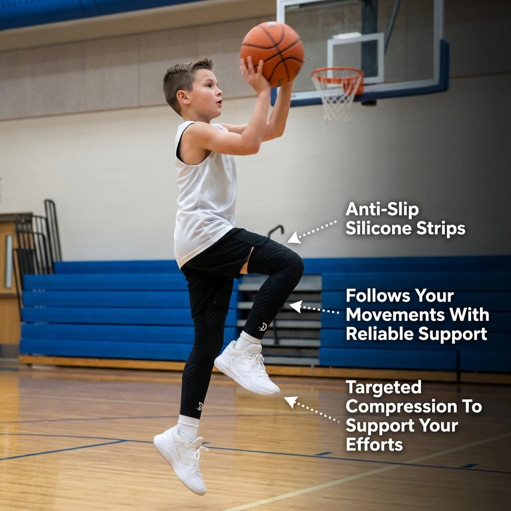 Smart Compression Sleeves For Young Hoopers V2