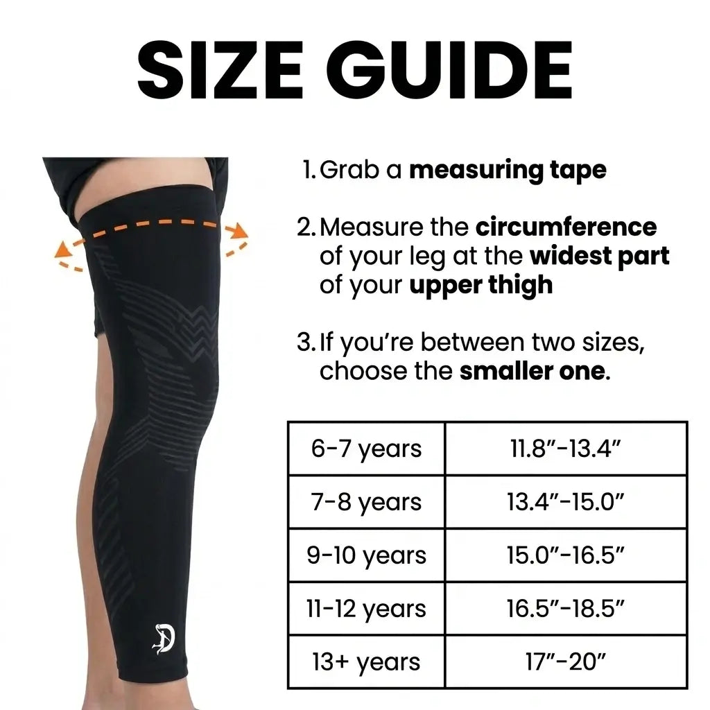 Smart Compression Sleeves For Young Hoopers V2