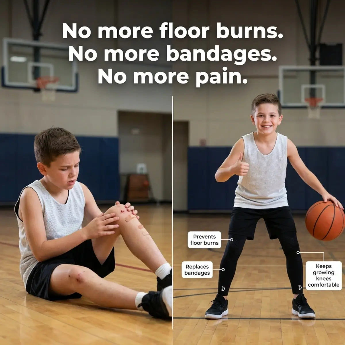 Smart Compression Sleeves For Young Hoopers V2