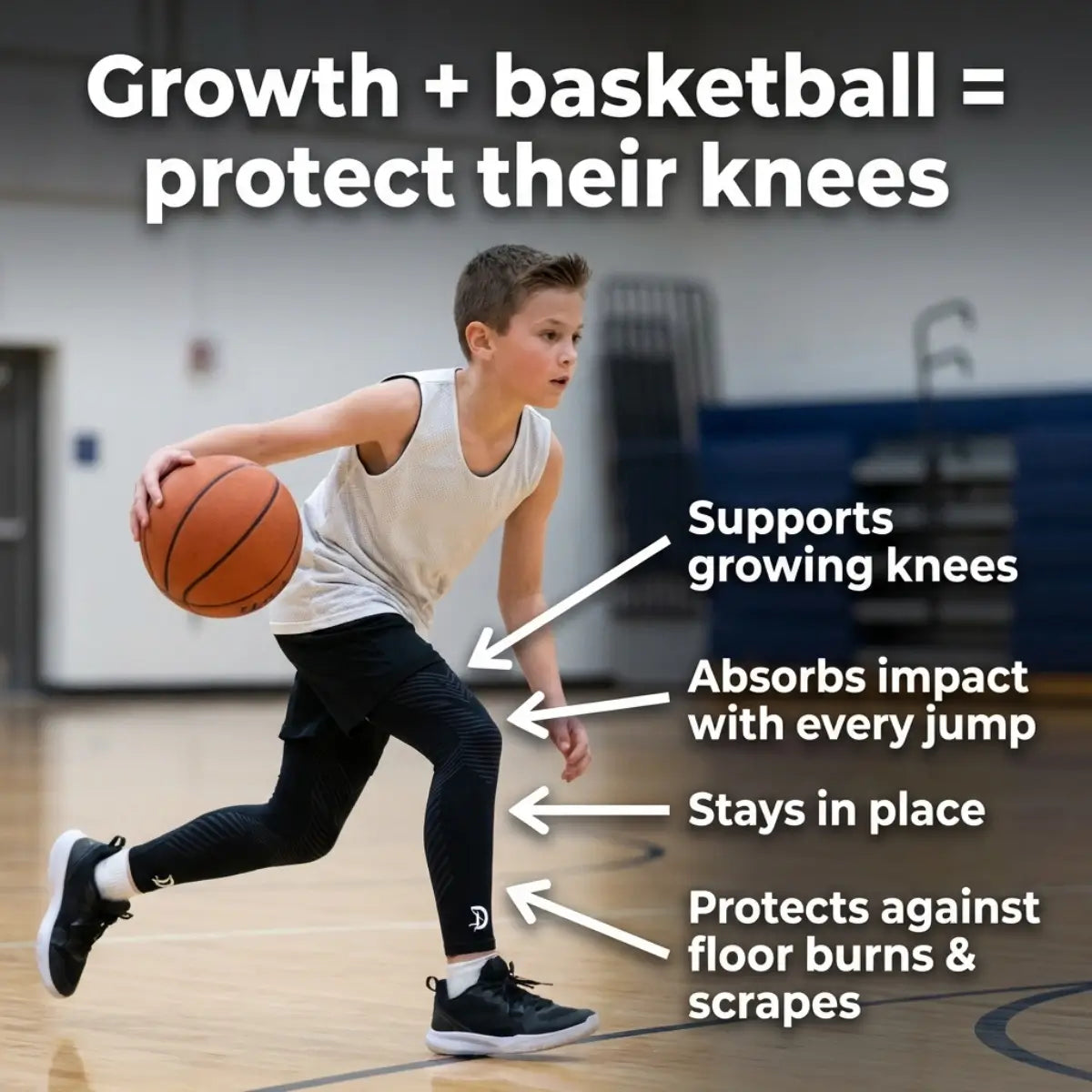 Smart Compression Sleeves For Young Hoopers V2